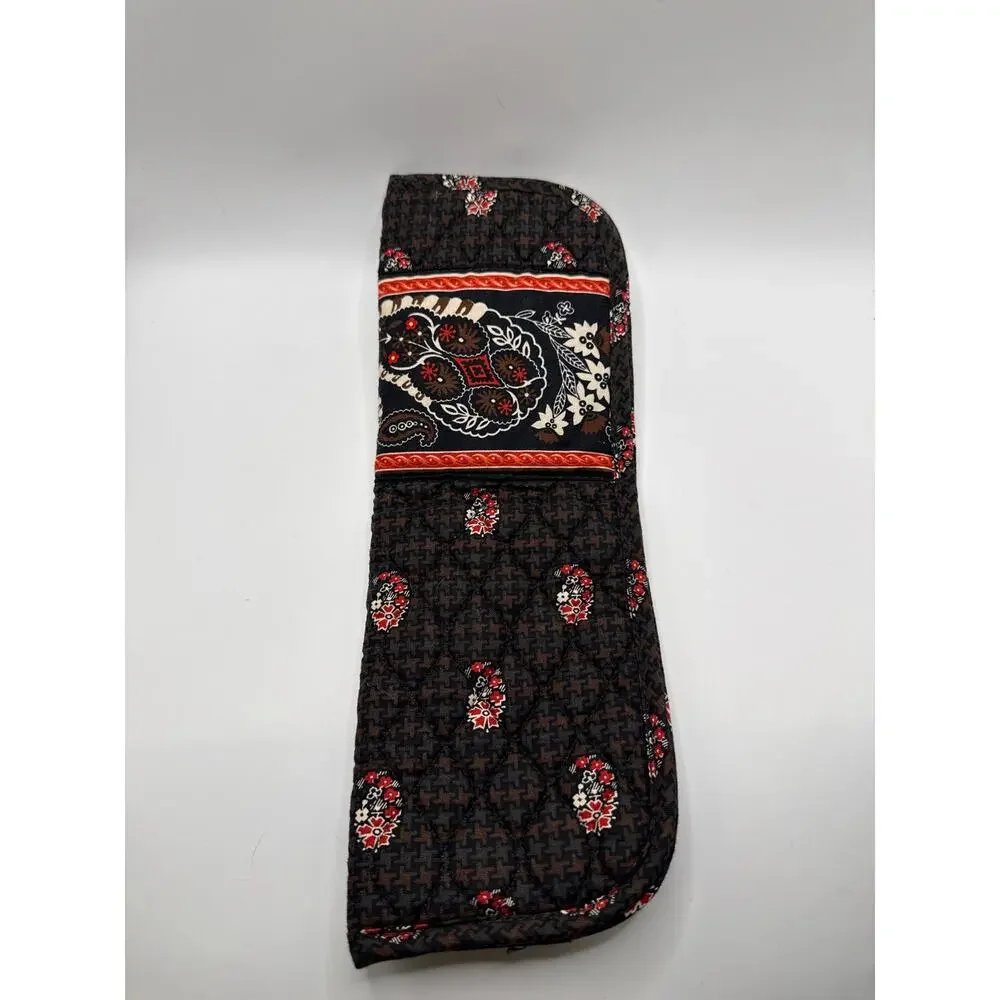 Vera Bradley Houndstooth Brown Heat Resistant Hair Straightener Sleeve
